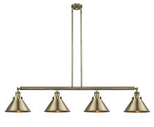 Innovations Lighting 214-AB-M10-AB-LED - Briarcliff - 4 Light - 55 inch - Antique Brass - Stem Hung - Island Light