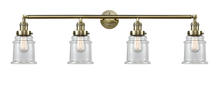 Innovations Lighting 215-AB-G182-LED - Canton - 4 Light - 42 inch - Antique Brass - Bath Vanity Light