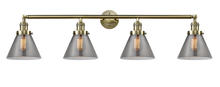 Innovations Lighting 215-AB-G43-LED - Cone - 4 Light - 44 inch - Antique Brass - Bath Vanity Light