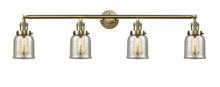 Innovations Lighting 215-AB-G58-LED - Bell - 4 Light - 43 inch - Antique Brass - Bath Vanity Light