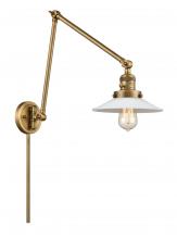 Innovations Lighting 238-BB-G1 - Halophane - 1 Light - 9 inch - Brushed Brass - Swing Arm