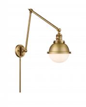 Innovations Lighting 238-BB-HFS-61-BB-LED - Hampden - 1 Light - 7 inch - Brushed Brass - Swing Arm