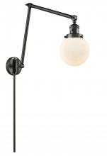 Innovations Lighting 238-OB-G201-6-LED - Beacon - 1 Light - 6 inch - Oil Rubbed Bronze - Swing Arm