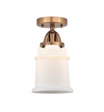 Innovations Lighting 288-1C-AC-G181-LED - Canton - 1 Light - 6 inch - Antique Copper - Semi-Flush Mount