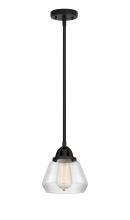 Innovations Lighting 288-1S-BK-G172 - Fulton - 1 Light - 7 inch - Matte Black - Cord hung - Mini Pendant