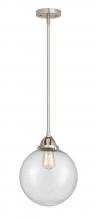 Innovations Lighting 288-1S-SN-G204-10 - Beacon - 1 Light - 10 inch - Brushed Satin Nickel - Cord hung - Mini Pendant