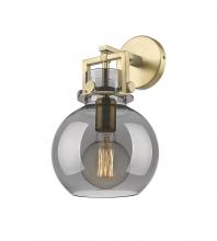 Innovations Lighting 411-1W-BB-G410-8SM - Newton Sphere - 1 Light - 8 inch - Brushed Brass - Sconce