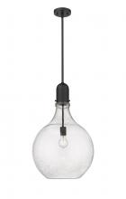 Innovations Lighting 492-1S-BK-G584-16 - Amherst - 1 Light - 16 inch - Matte Black - Stem hung - Pendant