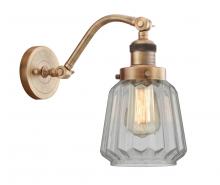 Innovations Lighting 515-1W-BB-G142 - Chatham - 1 Light - 7 inch - Brushed Brass - Sconce