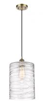 Innovations Lighting 516-1P-AB-G1113-L-LED - Cobbleskill - 1 Light - 9 inch - Antique Brass - Cord hung - Mini Pendant