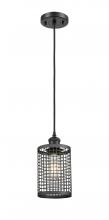 Innovations Lighting 516-1P-BK-M18-BK - Nestbrook - 1 Light - 5 inch - Matte Black - Mini Pendant