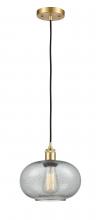 Innovations Lighting 516-1P-SG-G247 - Gorham - 1 Light - 10 inch - Satin Gold - Cord hung - Mini Pendant