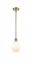 Innovations Lighting 516-1S-AB-G651-6-LED - Cindyrella - 1 Light - 6 inch - Antique Brass - Mini Pendant