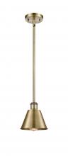 Innovations Lighting 516-1S-AB-M8 - Smithfield - 1 Light - 7 inch - Antique Brass - Mini Pendant