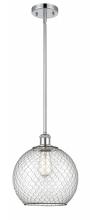 Innovations Lighting 516-1S-PC-G122-10CBK - Farmhouse Chicken Wire - 1 Light - 10 inch - Polished Chrome - Mini Pendant