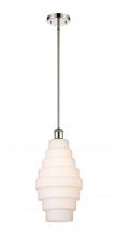 Innovations Lighting 516-1S-PN-G671-8 - Cascade - 1 Light - 8 inch - Polished Nickel - Mini Pendant