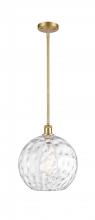 Innovations Lighting 516-1S-SG-G1215-12 - Athens Water Glass - 1 Light - 12 inch - Satin Gold - Mini Pendant