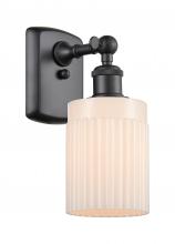 Innovations Lighting 516-1W-BK-G341 - Hadley - 1 Light - 5 inch - Matte Black - Sconce