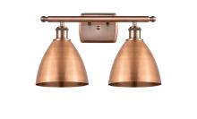 Innovations Lighting 516-2W-AC-MBD-75-AC - Bristol - 2 Light - 18 inch - Antique Copper - Bath Vanity Light