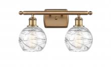 Innovations Lighting 516-2W-BB-G1213-6 - Athens Deco Swirl - 2 Light - 16 inch - Brushed Brass - Bath Vanity Light