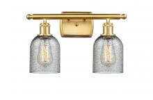 Innovations Lighting 516-2W-SG-G257 - Caledonia - 2 Light - 15 inch - Satin Gold - Bath Vanity Light