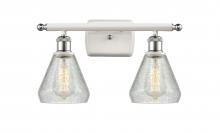 Innovations Lighting 516-2W-WPC-G275 - Conesus - 2 Light - 16 inch - White Polished Chrome - Bath Vanity Light