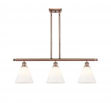 Innovations Lighting 516-3I-AC-GBC-81-LED - Berkshire - 3 Light - 36 inch - Antique Copper - Cord hung - Island Light