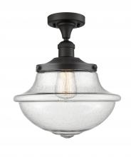 Innovations Lighting 517-1CH-OB-G544 - Oxford - 1 Light - 12 inch - Oil Rubbed Bronze - Semi-Flush Mount