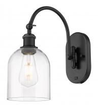 Innovations Lighting 518-1W-BK-G558-6CL - Bella - 1 Light - 6 inch - Matte Black - Sconce