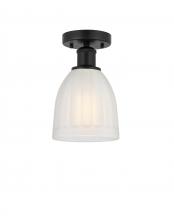 Innovations Lighting 616-1F-BK-G441 - Brookfield - 1 Light - 6 inch - Matte Black - Semi-Flush Mount