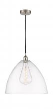 Innovations Lighting 616-1P-SN-GBD-162 - Bristol - 1 Light - 16 inch - Brushed Satin Nickel - Cord hung - Pendant