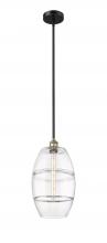 Innovations Lighting 616-1S-BAB-G557-10CL - Vaz - 1 Light - 10 inch - Black Antique Brass - Cord hung - Mini Pendant