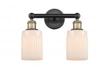 Innovations Lighting 616-2W-BAB-G341 - Hadley - 2 Light - 14 inch - Black Antique Brass - Bath Vanity Light