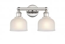 Innovations Lighting 616-2W-PN-G411 - Dayton - 2 Light - 15 inch - Polished Nickel - Bath Vanity Light