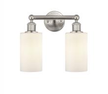 Innovations Lighting 616-2W-SN-G801 - Clymer - 2 Light - 13 inch - Brushed Satin Nickel - Bath Vanity Light