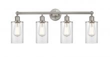 Innovations Lighting 616-4W-SN-G802 - Clymer - 4 Light - 31 inch - Brushed Satin Nickel - Bath Vanity Light