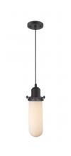 Innovations Lighting 900-1P-BK-CE228-BK-W - Centri - 1 Light - 5 inch - Matte Black - Cord hung - Mini Pendant