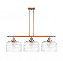 Innovations Lighting 916-3I-AC-G713-L-LED - Bell - 3 Light - 36 inch - Antique Copper - Stem Hung - Island Light