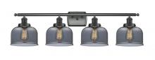 Innovations Lighting 916-4W-BK-G73-LED - Bell - 4 Light - 38 inch - Matte Black - Bath Vanity Light