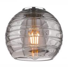 Innovations Lighting G1213-6SM - Deco Swirl 6&#34; Light Smoke Glass