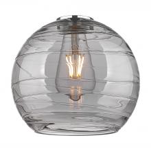 Innovations Lighting G1213-8SM - Deco Swirl 8&#34; Light Smoke Glass