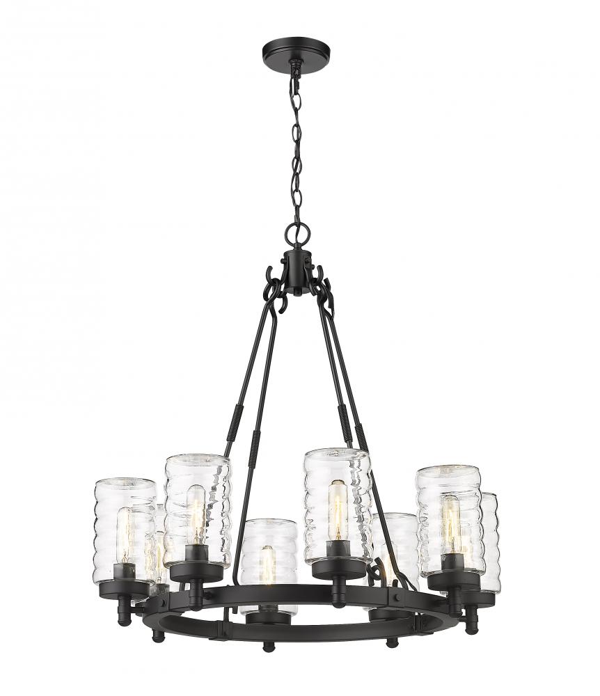 8 Light Outdoor Chandelier