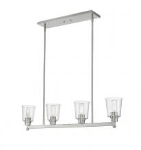 Z-Lite 464-4L-BN - 4 Light Linear Chandelier