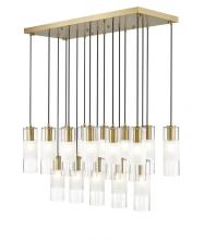 Z-Lite 824P-17L-MGLD - 17 Light Linear Chandelier