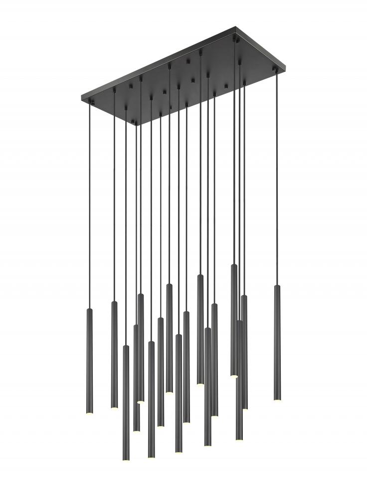 17 Light Linear Chandelier