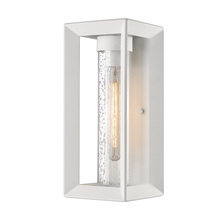 Golden Canada 2073-OWM NWT-SD - Smyth NWT Wall Sconce - Outdoor in Natural White with Seeded Glass Shade