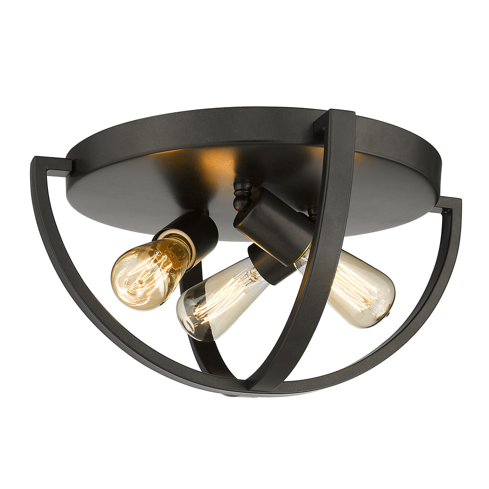 Colson EB 15&#34; Flush Mount in Etruscan Bronze