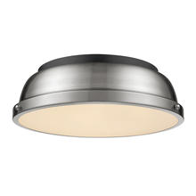 Golden 3602-14 BLK-PW - Duncan 14&#34; Flush Mount