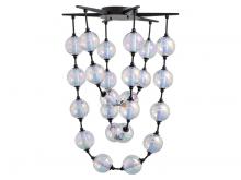 Golden 9013-34 BLK - Perla - 34&#34; Chandelier