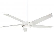 Minka-Aire F617L-WHF - RAPTOR- 60&#34; CEILING FAN W/ LED LIGHT KIT